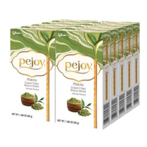 Glico Pejoy Matcha Cream Biscuit Sticks 1.98oz 10ct